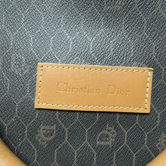 Christian Dior Brown and Tan Honeycomb Duffle - Picture 8 of 8